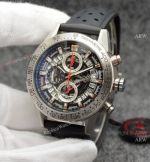 High Quality Copy TAG Heuer Carrera Heuer 01 Quartz Watches Silver Case